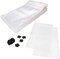 The Beadsmith Jewelry Anti-Tarnish Tabs and Resealable Zip Bags – 1x1” Non-Abrasive Tabs and 3x3” Clear Bags, for Long-Lasting Shine and Jewelry Protection, 100 of Each